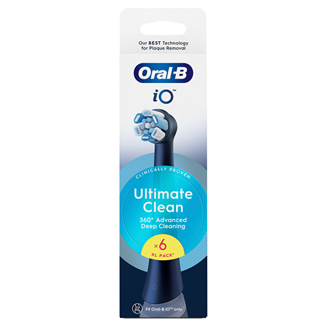 Oral B Náhradní hlavice iO Ultimate Clean Black 6 ks