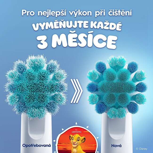 Oral B Náhradní hlavice Lion King EB60 8 ks