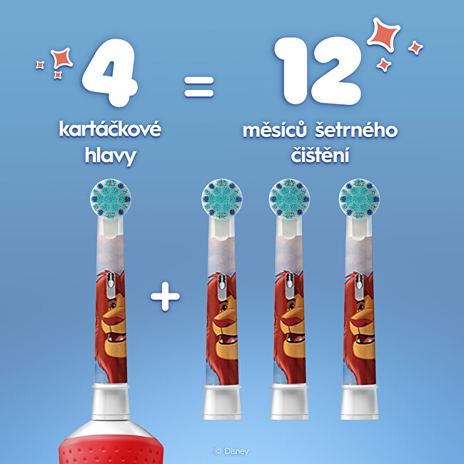 Oral B Náhradní hlavice Lion King EB60 8 ks