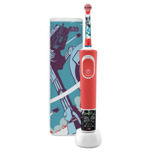 Oral B Elektrický zubní kartáček pro děti Vitality D100 Kids Star Wars s cestovním pouzdrem