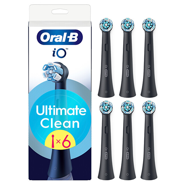 Oral B Náhradní hlavice iO Ultimate Clean Black 6 ks