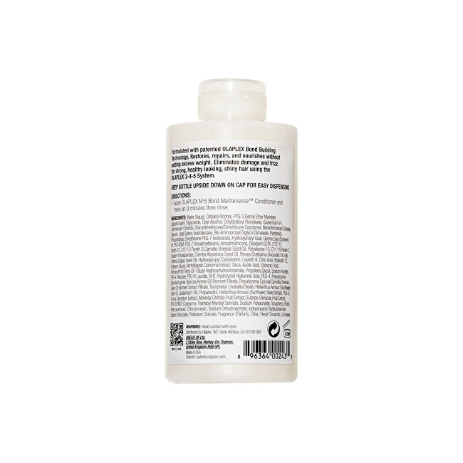 Regenerační kondicionér pro hydrataci a lesk No. 5 (Professional Bond Maintenance Conditioner) 250 ml