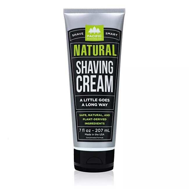 Pacific Shaving Pánský přírodní krém na holení Natural (Shaving Cream) 207 ml