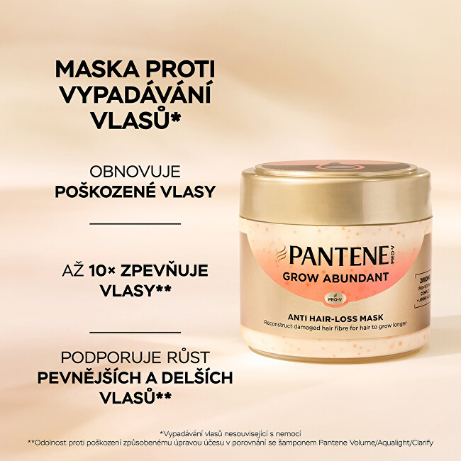 Pantene Maska na vlasy Grow Abundant Anti Hair-Loss Mask 300 ml