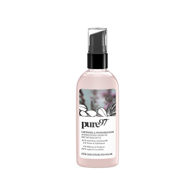 pure97 Obnovující krémový olej pro poškozené vlasy Lavendel & Pinienbalsam 100 ml