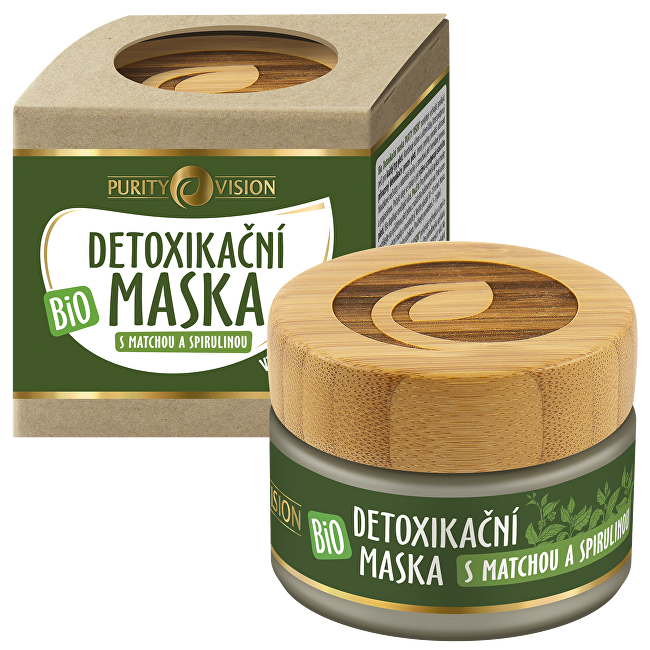 Bio Detoxikační maska s matchou a spirulinou 40 ml