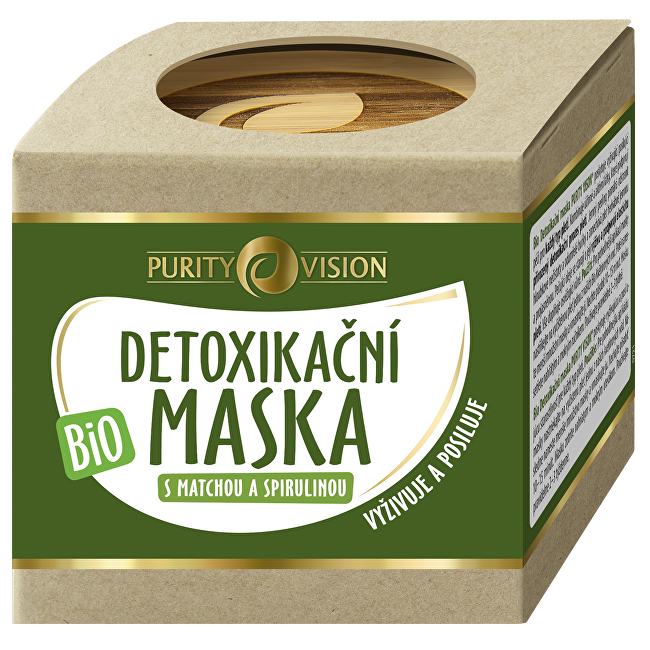 Bio Detoxikační maska s matchou a spirulinou 40 ml