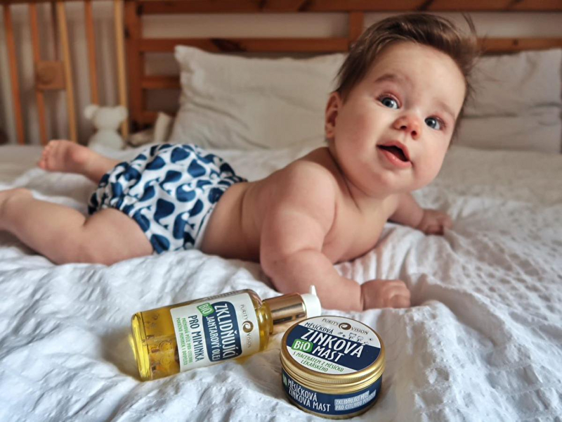 Bio Zklidňující jantarový olej pro miminka 95 ml