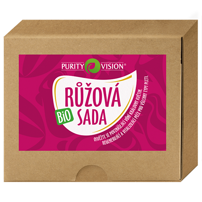 Kosmetická Bio Růžová sada