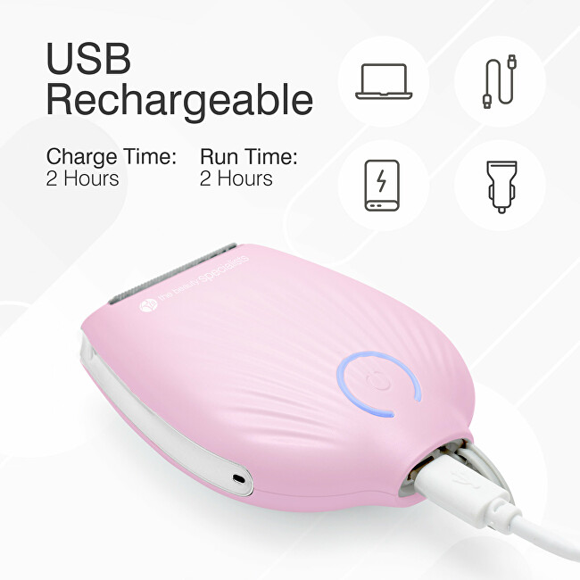 Cestovní dámský holicí strojek Go Smooth Pink
