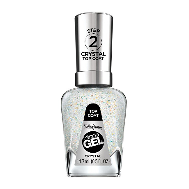 Crystal Miracle Gel Nail Polish Top Coat 14.7 ml