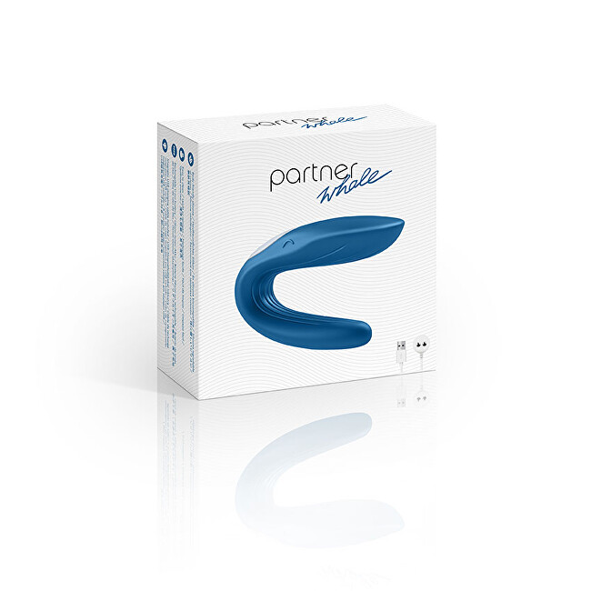 Modrý partnerský vibrátor Partner Toy Whale