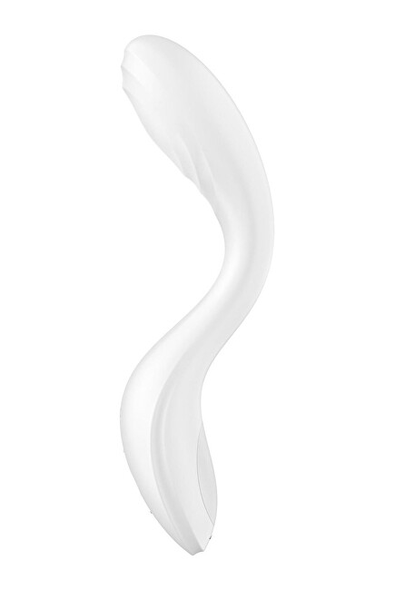 Vibrátor na stimulaci klitorisu Rrrolling Pleasure White
