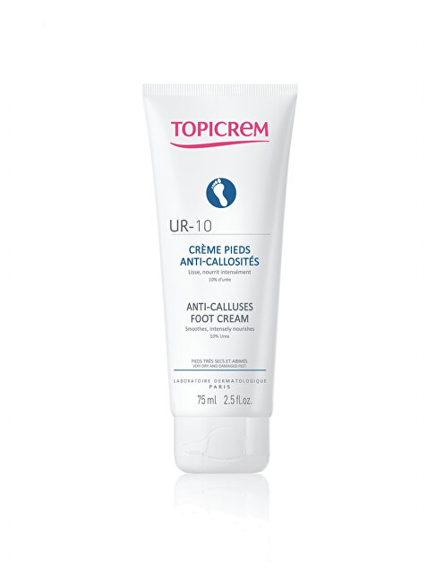 Topicrem Obnovující krém na nohy UR10 (Anti Calluses Foot Cream) 75 ml
