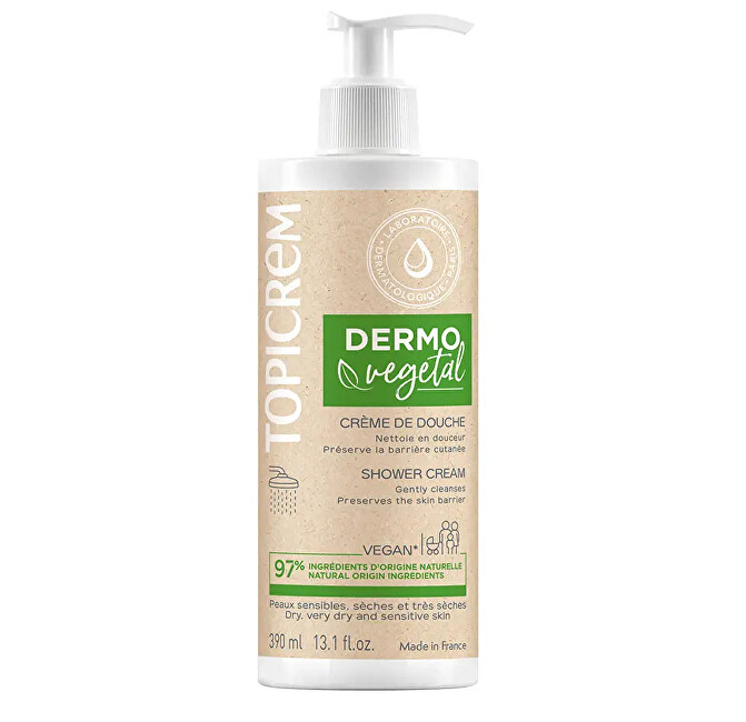 Dermovegetal Shower Cream (Shower Cream) 390 ml