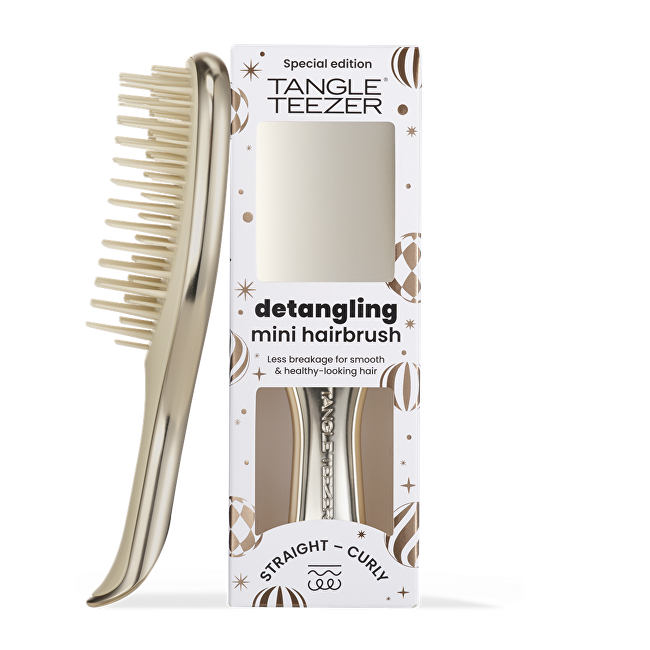Tangle Teezer Kartáč na vlasy The Ultimate Detangler Mini Chrome Champagne Gold
