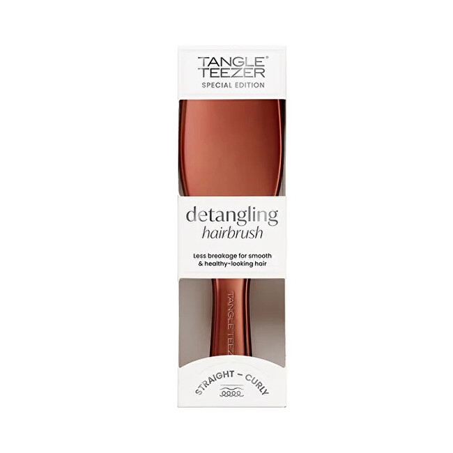 Kartáč na vlasy Ultimate Detangler Straight & Curly Chrome Chocolate Bronze