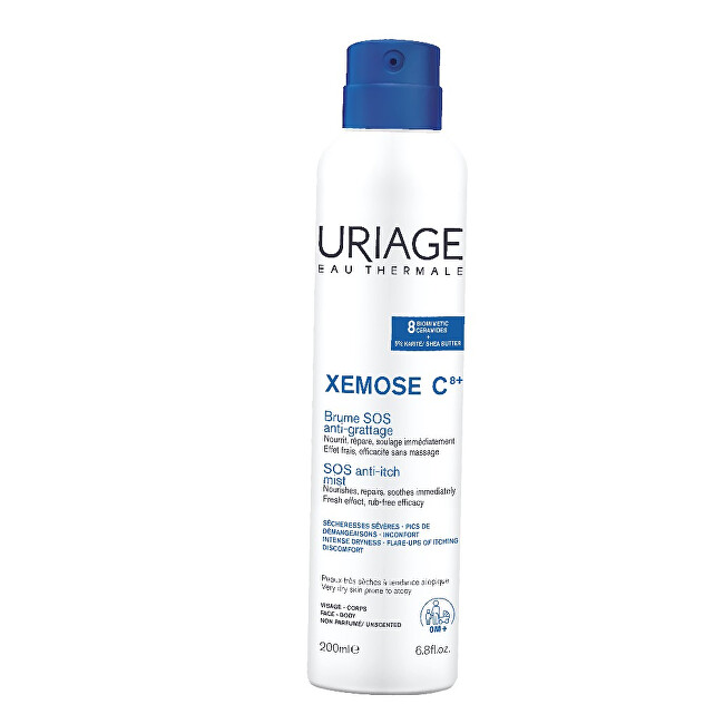 Uriage Sprej proti svědění pro suchou pokožku Xémose C (SOS Anti-Itch Mist) 200 ml