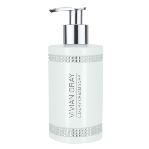 Vivian Gray Krémové tekuté mýdlo White Crystals (Luxury Cream Soap) 250 ml