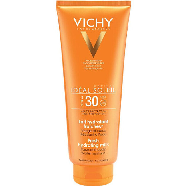 Vichy Hydratační mléko na tělo a obličej SPF 30 Idéal Soleil 300 ml