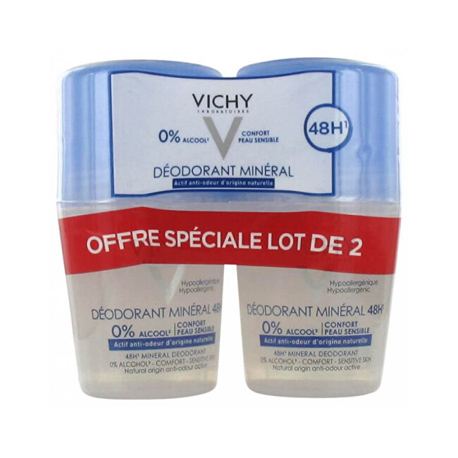 Sada minerálních kuličkových deodorantů (Mineral Deodorant) 2 x 50 ml