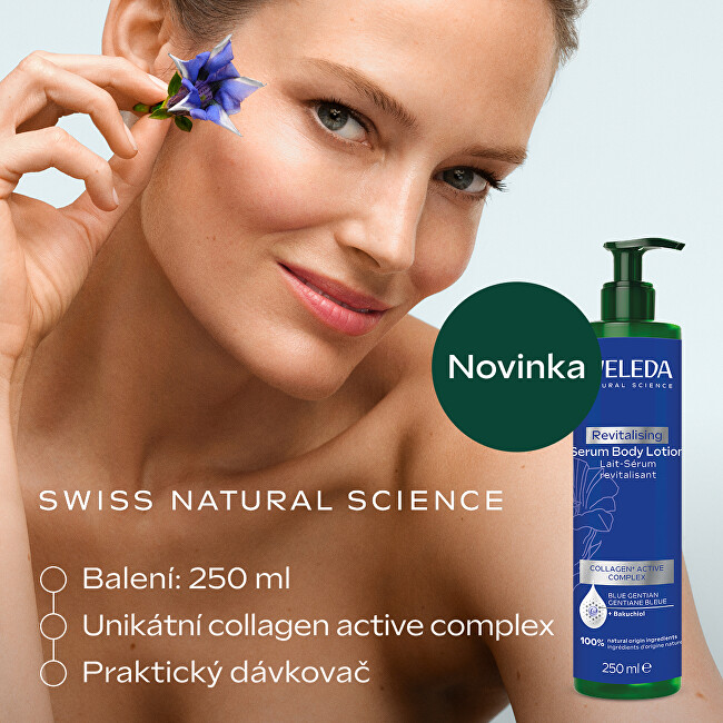 Weleda Liftingové tělové mléko s modrým hořcem (Revitalising Serum Body Lotion) 250 ml