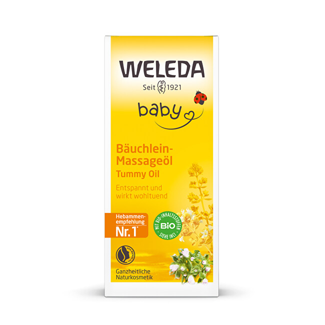 Olej na masáž bříška kojence 50 ml