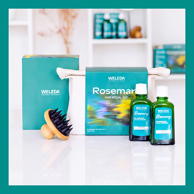 Weleda Dárková sada Rosemary Hair Ritual Set