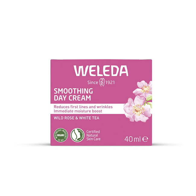 Rozjasňující denní krém Divoká růže a bílý čaj (Smoothing Day Cream) 40 ml