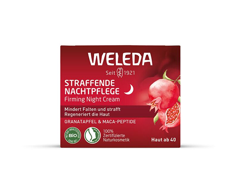 Zpevňující noční krém s granátovým jablkem a maca peptidy (Firming Night Cream) 40 ml