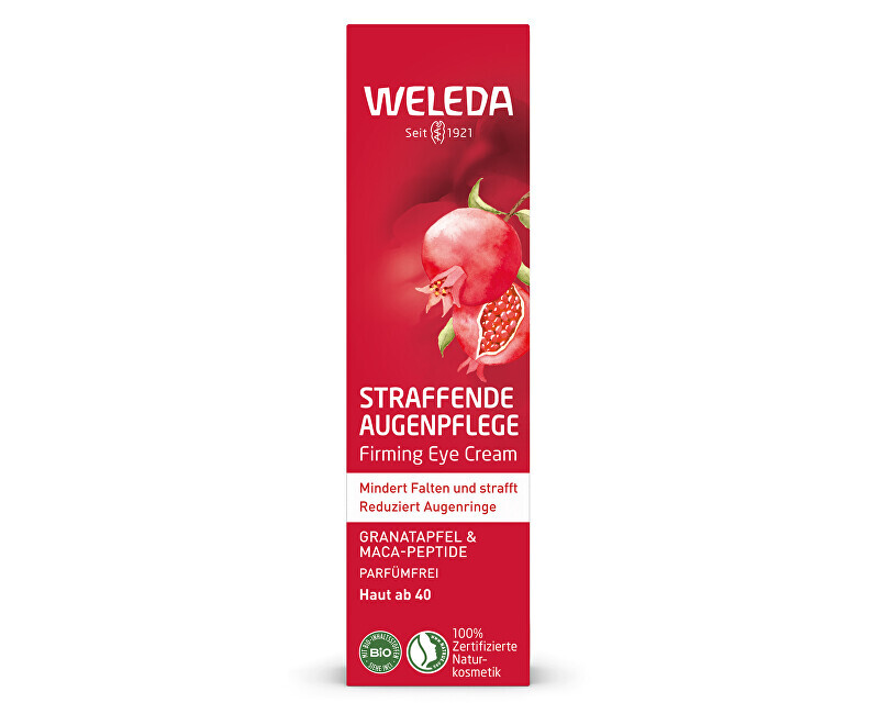 Weleda Spevňujúci očný krém s granátovým jablkom a maca peptidmi (Firming Eye Cream) 12 ml