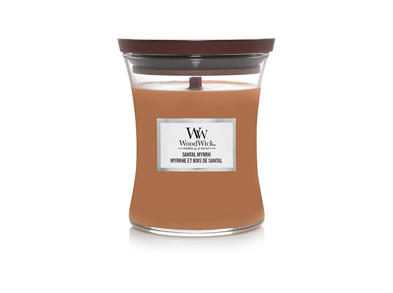 WoodWick Vonná svíčka váza Santal Myrrh 275 g