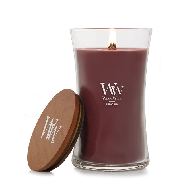 WoodWick Vonná svíčka váza velká Rouge Oud 609,5 g