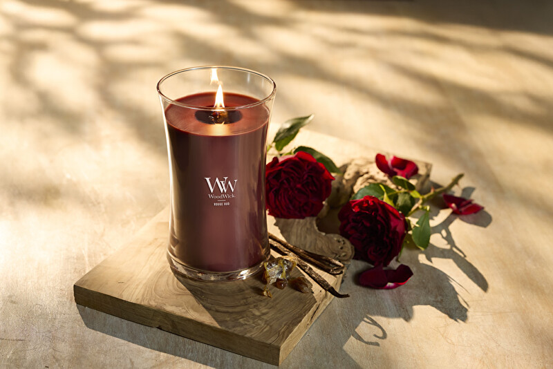 WoodWick Vonná svíčka váza velká Rouge Oud 609,5 g