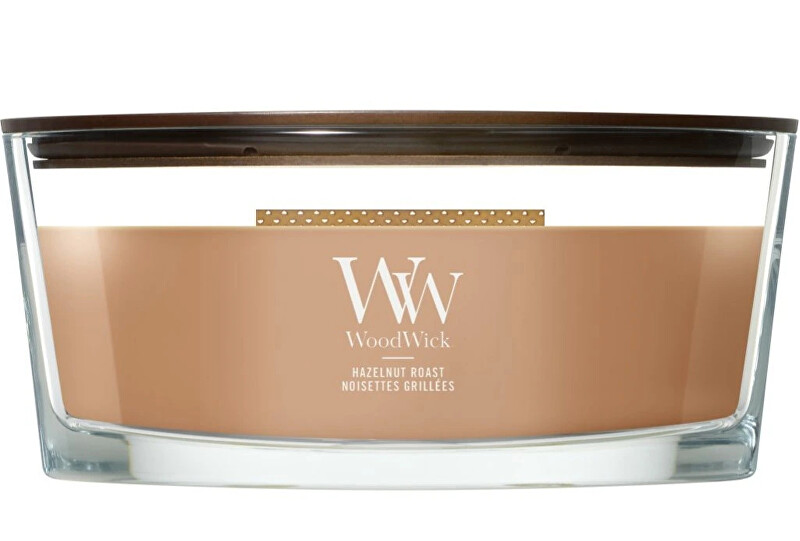WoodWick Vonná svíčka loď Hazelnut Roast 453,6 g