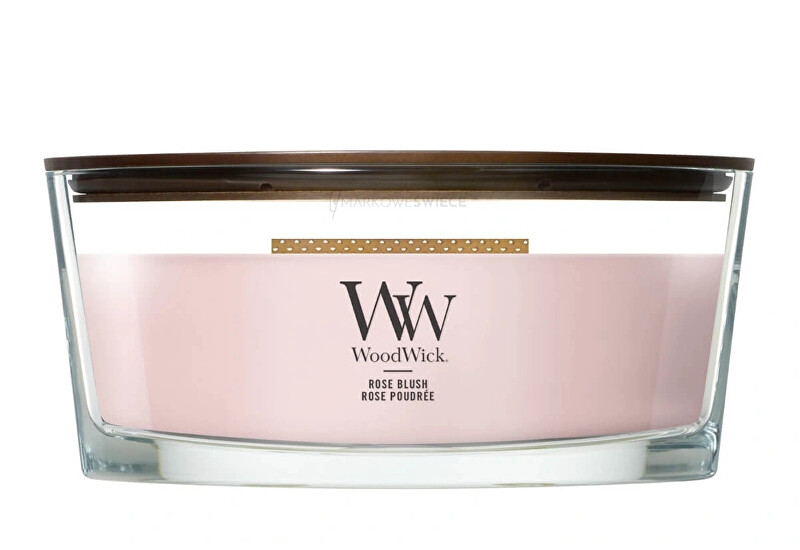 WoodWick Vonná svíčka loď Rose Blush 453,6 g
