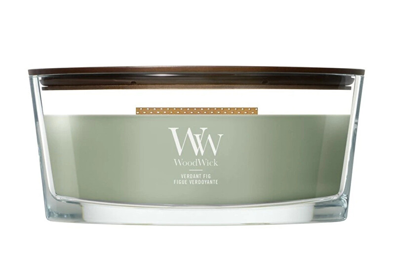 WoodWick Vonná svíčka loď Verdant Fig 453,6 g
