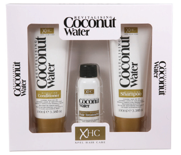 Xpel Coconut vyživující šampon na vlasy100 ml + kondicioner na vlasy 100 ml + vlasové sérum 30 ml darčeková sada