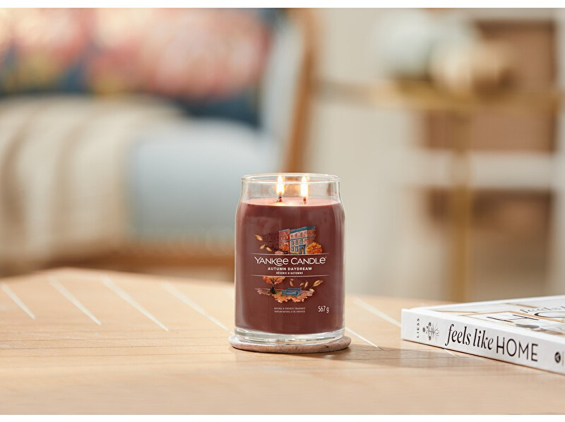 Aromatická svíčka Signature sklo velké Autumn Daydream 567 g