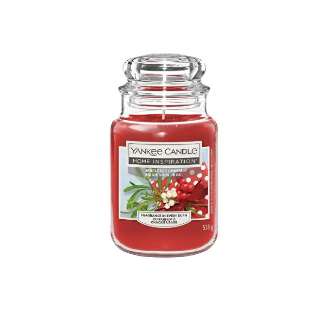 Yankee Candle Aromatická svíčka velká Mistletoe Charm 538 g