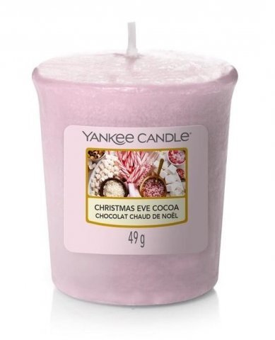 Yankee Candle Aromatická votivní svíčka Christmas Eve Cocoa 49 g