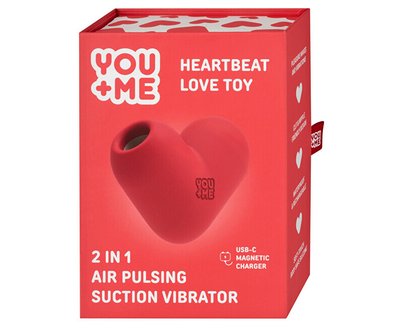 Sací vibrátor Heartbeat Love Toy 1 ks
