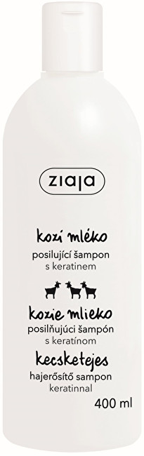 Ziaja Šampon na suché a matné vlasy s keratinem Goat`s Milk 400 ml