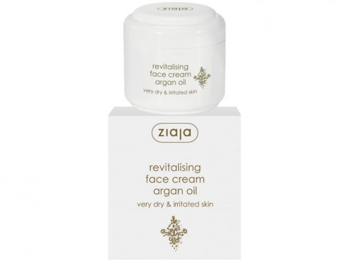 Ziaja Zklidňující a ochranný pleťový krém Argan Oil (Revitalising Face Cream) 50 ml