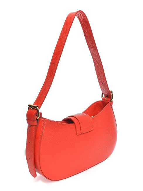 Anna Luchini Dámská kožená kabelka Banana Bag AL1912T Rosso