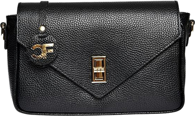 Dámská kožená crossbody kabelka CF1948T Nero