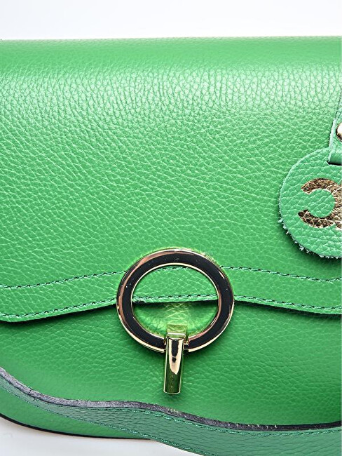 Dámská kožená crossbody kabelka CF1885 Verde