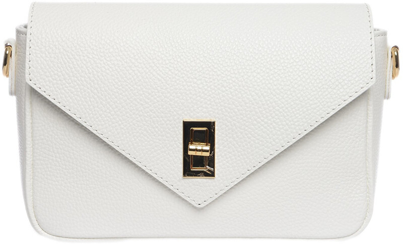 Dámská kožená crossbody kabelka CF1948T Bianco