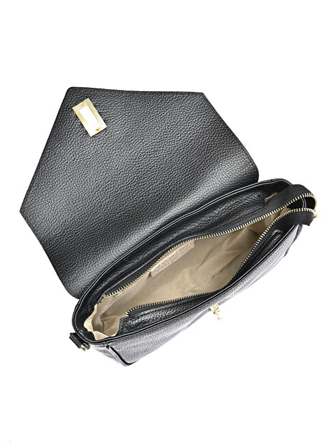 Dámská kožená crossbody kabelka CF1948T Nero