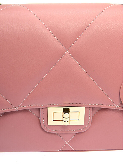 Dámská kožená crossbody kabelka CF2211 Rosa Scuro